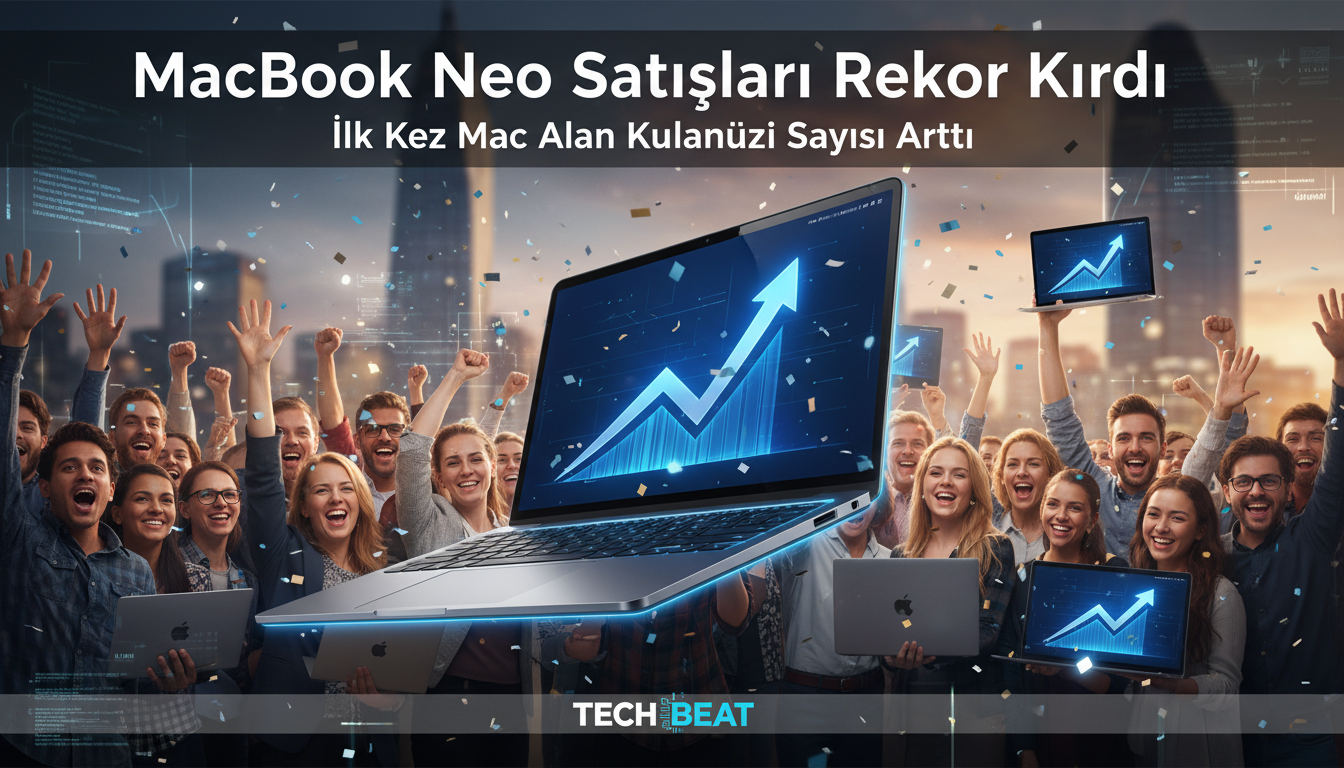 MacBook Neo Satışları Rekor Kırdı: İlk Kez Mac Alan Kullanıcı Sayısı Arttı