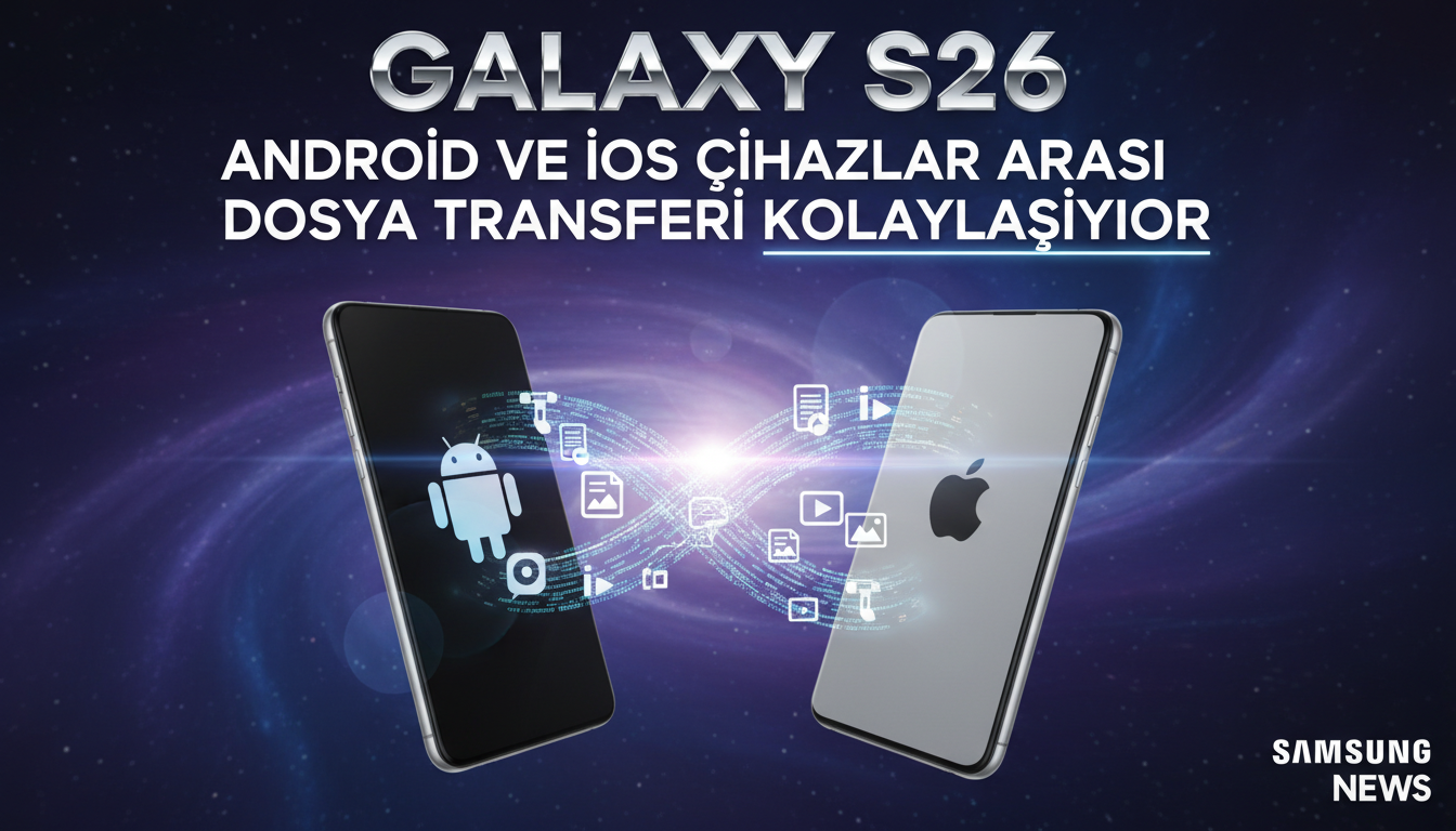 Galaxy S26 ile Android ve iOS Cihazlar Arası Dosya Transferi Kolaylaşıyor