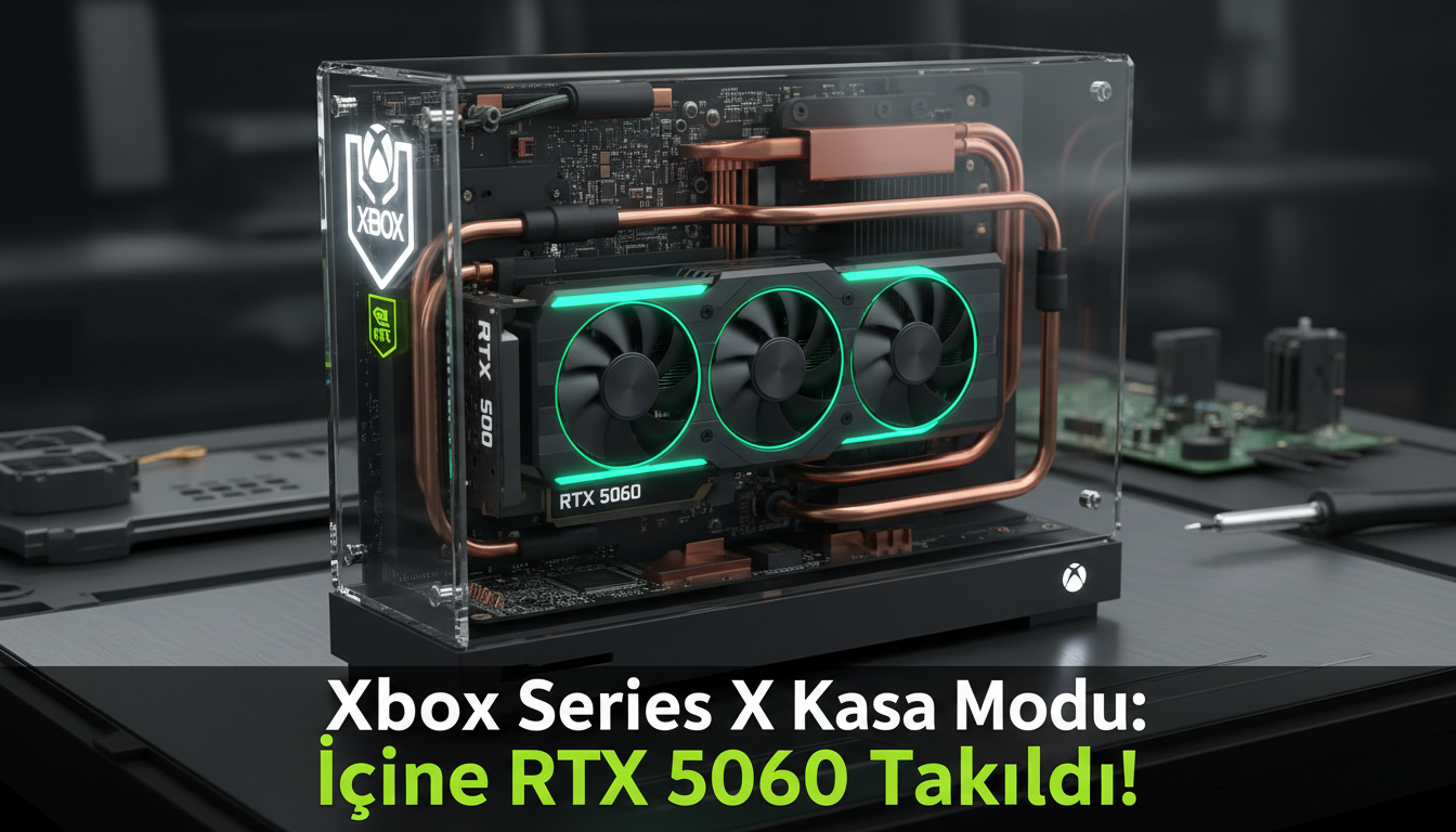 Xbox Series X Kasa Modu: İçine RTX 5060 Takıldı!