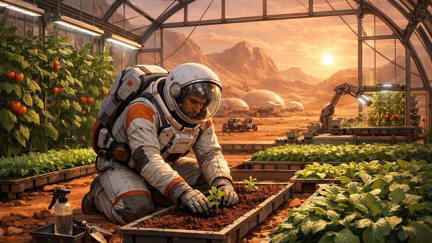 Mars'ta Tarım Devrimi: Kızıl Gezegen'de Gıda Üretimi Mümkün Hale Geliyor