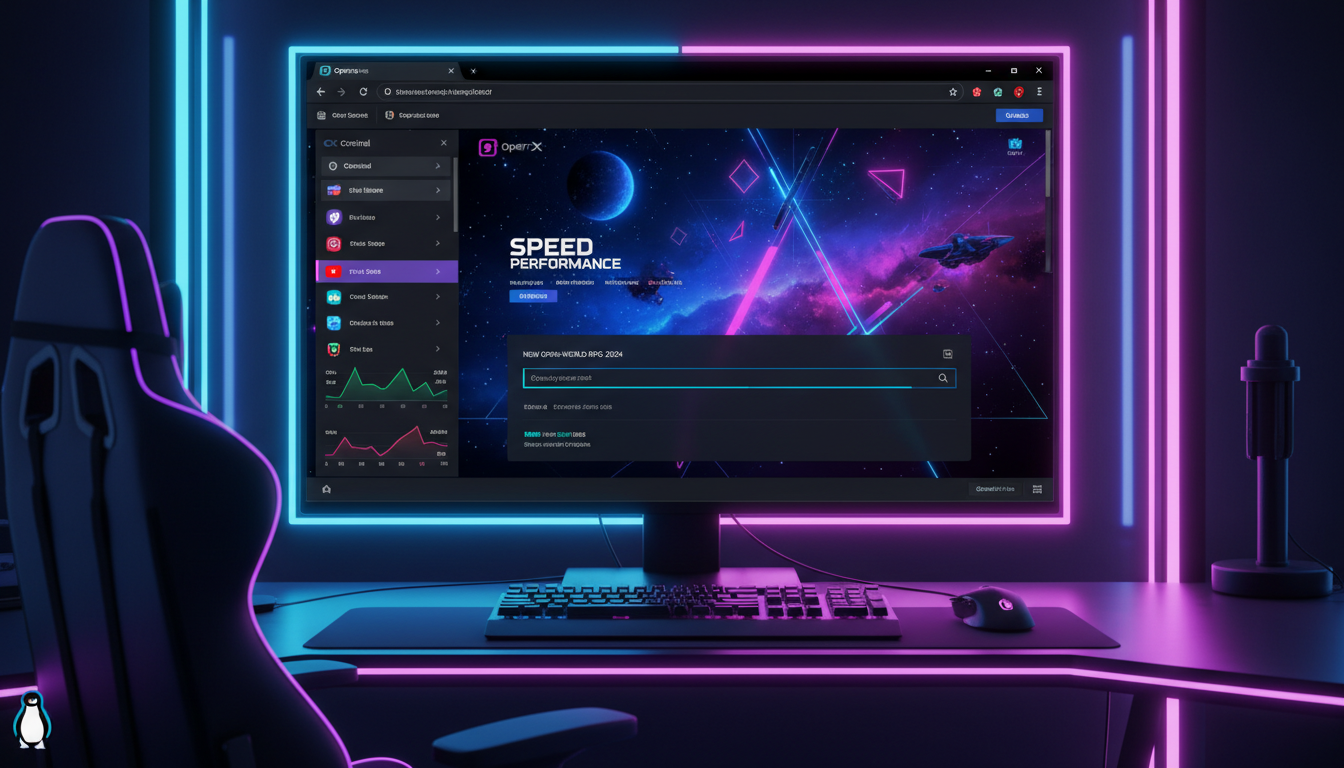 Opera GX Oyuncu Tarayıcısı Linux Platformuna Geldi