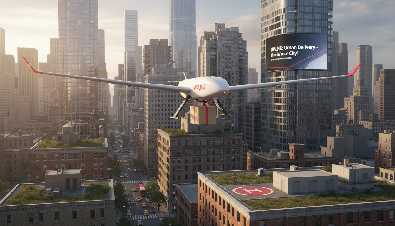 Otonom drone teslimat şirketi Zipline, büyüme için 200 milyon dolar daha yatırım aldı