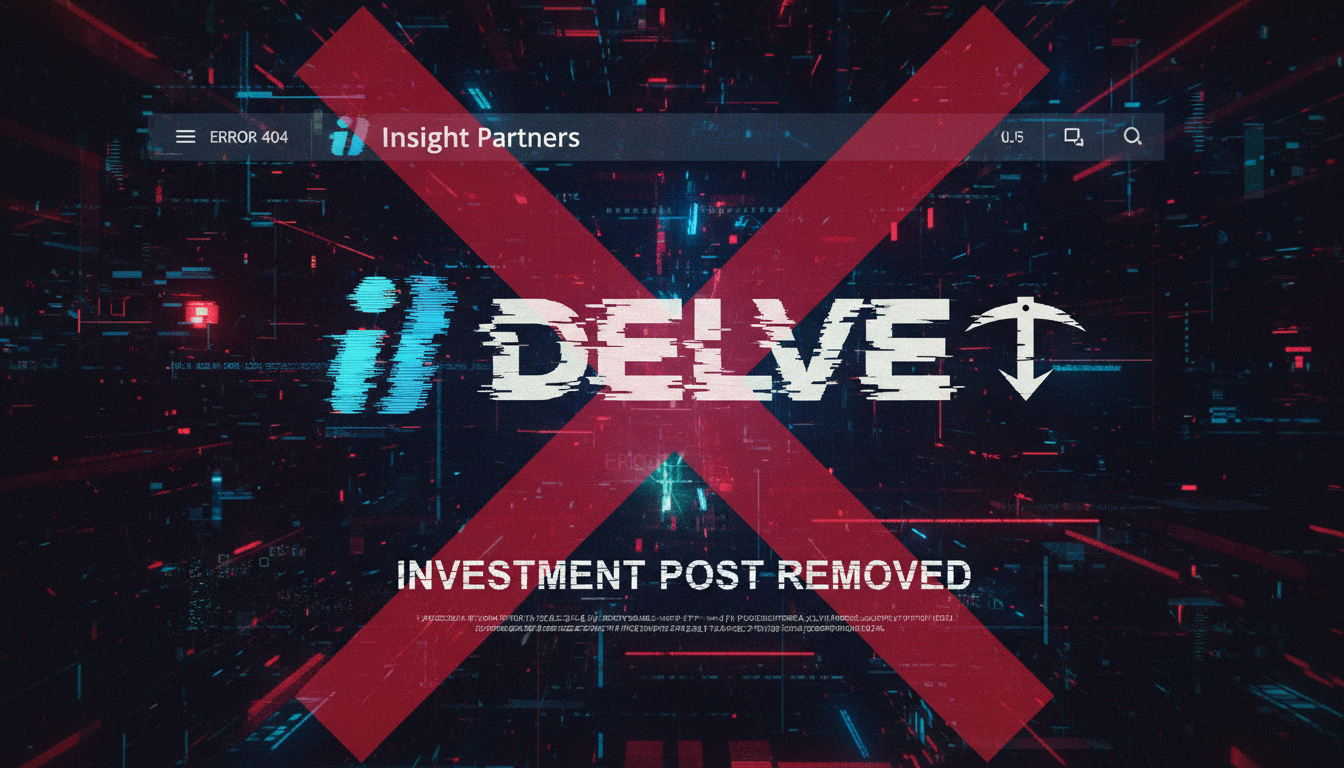 Insight Partners, 'Sahte Uyumluluk' İddiaları Ortasında Delve Yatırım Yazısını Sildi