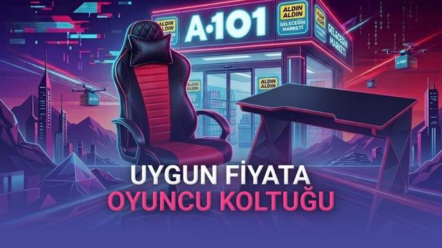 A101'den Oyunculara Özel Kampanya: Uygun Fiyatlı Oyuncu Koltuğu ve Masası
