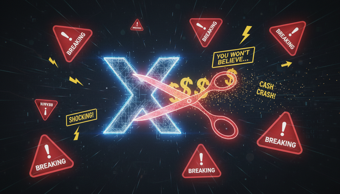 X, Clickbait ve Haber Derleyici Hesapların Gelirlerini Kesiyor