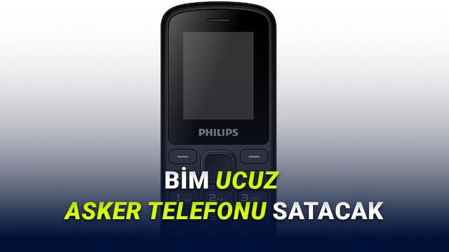 BİM'den Asker Telefonu Fırsatı: Kamerasız Philips E2101P Satışa Çıkıyor