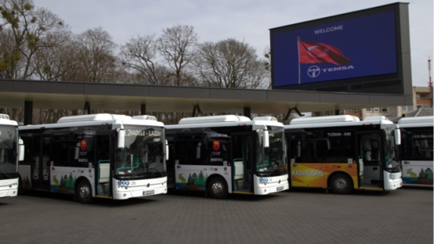 TEMSA'nın Sıfır Emisyonlu Otobüsleri Litvanya Yollarında: 15 Yeni Teslimat