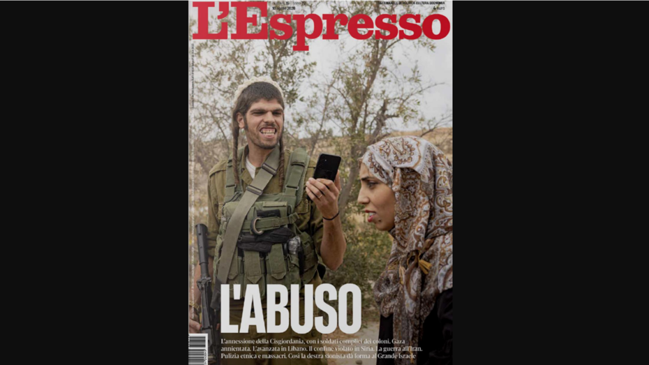 İtalyan Dergisinin "Batı Şeria" Kapağı İsrail ile Kriz Çıkardı