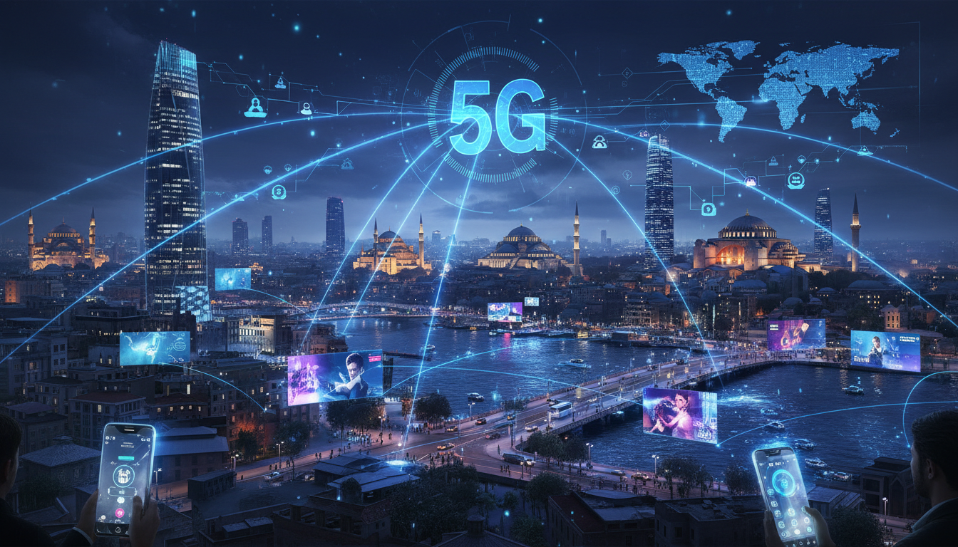 Türkiye'de İlk 5G Hız Testi Sonuçları Belli Oldu: 4G'yi Beşe Katladı