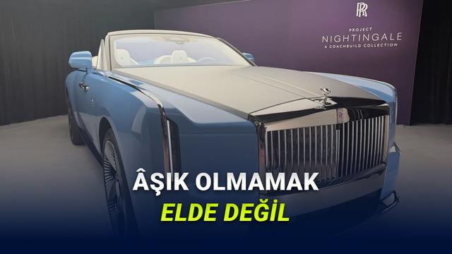 Rolls-Royce, Sadece 100 Adet Üretilecek Elektrikli Modeli Nightingale'i Tanıttı