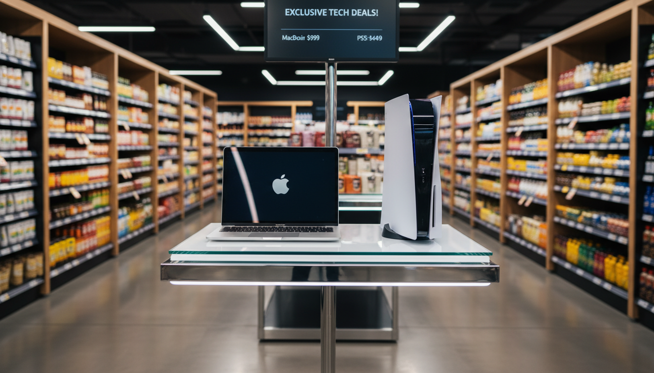 ŞOK Market'ten Teknoloji Hamlesi: 15 Nisan'da M4 MacBook Air ve PS5 Slim Satışa Çıkıyor