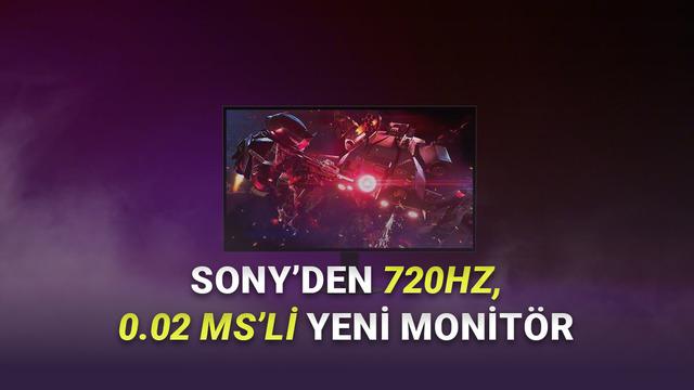 Sony, 720Hz Yenileme Hızına Sahip Yeni Oyuncu Monitörü INZONE M10S II'yi Tanıttı