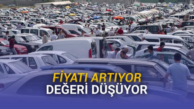 İkinci El Otomobil Piyasasında Reel Düşüş: Fiyatlar Artarken Değer Kaybediyor