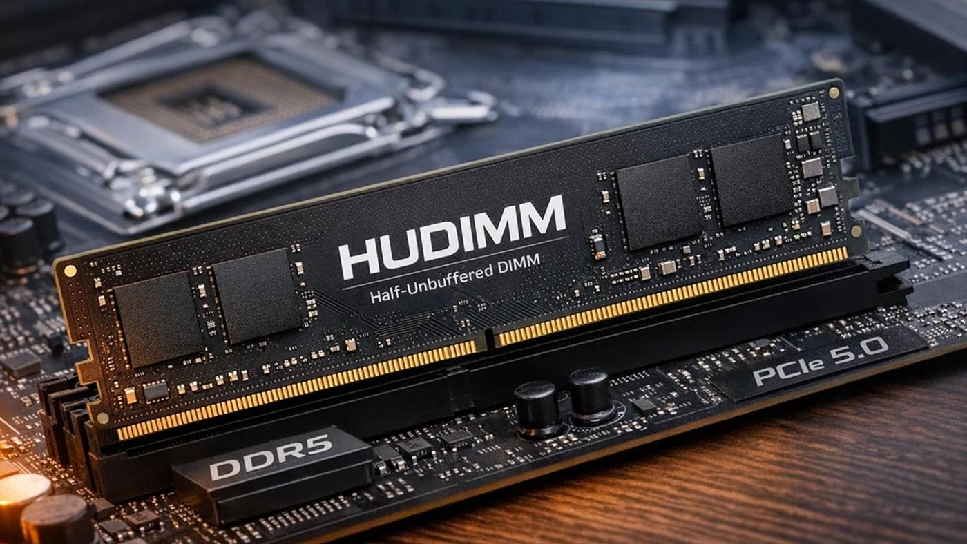 Intel'in Ucuz RAM Standardı HUDIMM DDR5 Test Edildi: Bant Genişliği Yarı Yarıya Düşüyor