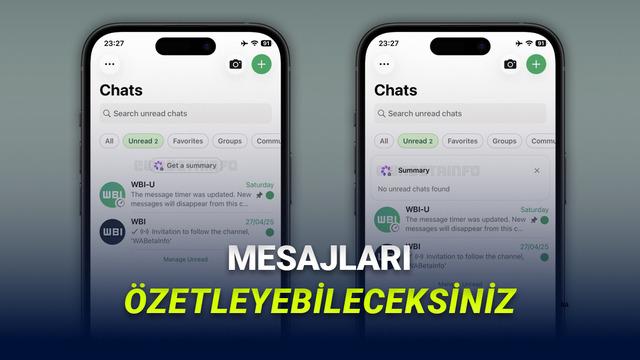 WhatsApp'tan Meta AI Destekli Okunmamış Mesaj Özetleme Özelliği
