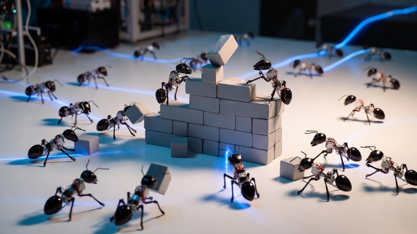 Harvard'dan Merkezi Kontrolsüz Sürü Zekası: Kendi Kendine Organize Olan Robot Karıncalar