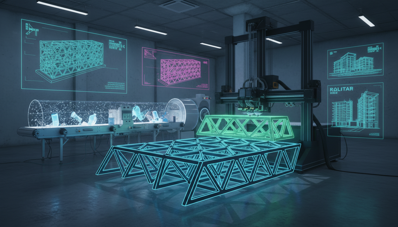 Ev İnşasında Yeni Dönem: Geri Dönüştürülmüş Plastiklerle 3D Baskı