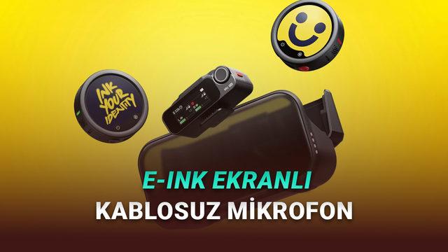 Insta360 Mic Pro Tanıtıldı: Özelleştirilebilir E-Ink Ekranlı Yeni Kablosuz Mikrofon
