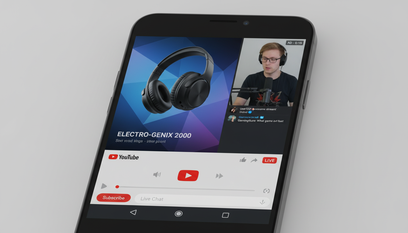 YouTube'dan Canlı Yayınlar İçin Yeni Bölünmüş Ekran Reklam Modeli ve Sesli Yorum Özelliği