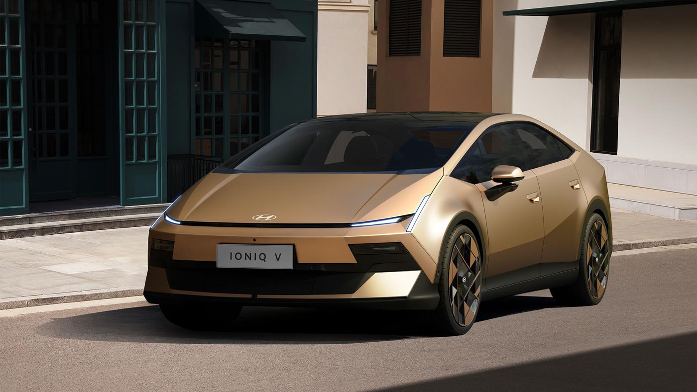 Hyundai'den Lamborghini Tasarımlı Yeni Elektrikli Sedan: Ioniq V