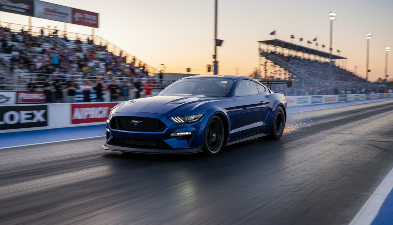 Ford Mustang Cobra Jet 2200'den Elektrikli Araçlarda Dünya Rekoru