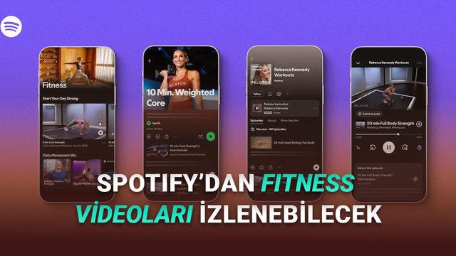 Spotify Sadece Müzik Değil: Platforma Fitness ve Egzersiz Videoları Geldi