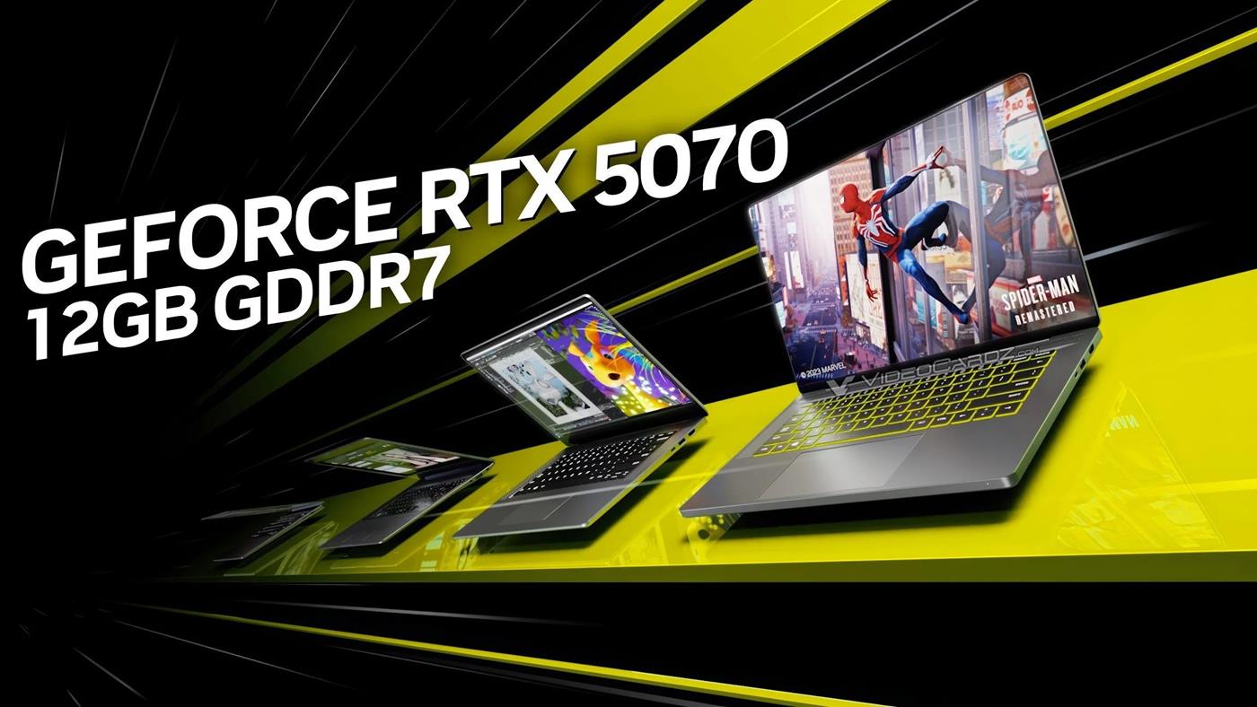 Nvidia GeForce RTX 5070 Mobil GPU'ya 12 GB VRAM Güncellemesi Geldi