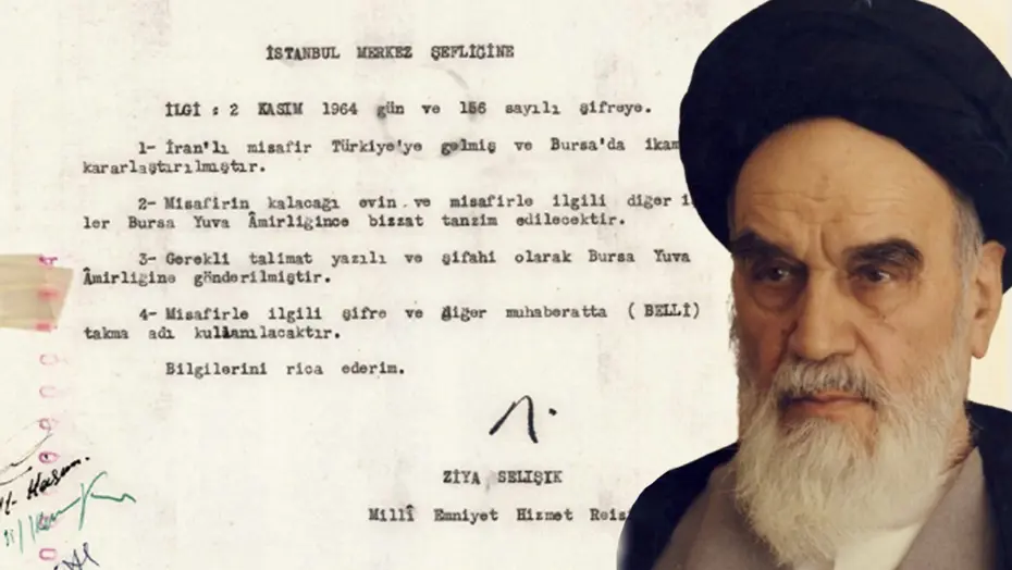 MİT'ten Tarihi Paylaşım: Humeyni'nin Türkiye'deki Sürgün Günlerine Ait 'Çok Gizli' Belge