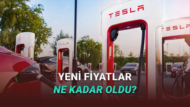 Tesla Supercharger Şarj Ücretlerine Türkiye'de Zam Yapıldı