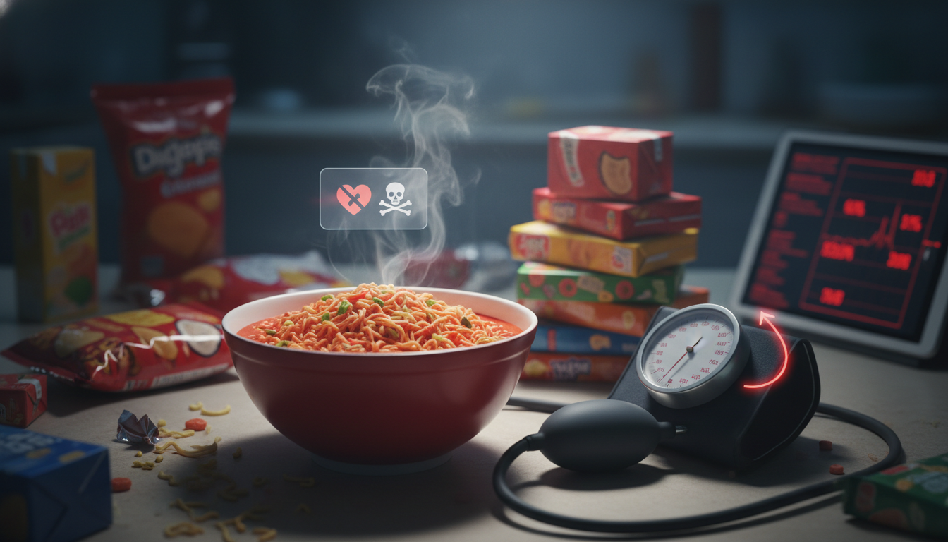 Uzmanlardan Uyarı: Çocuklarda Hipertansiyon Yaşı 5'e Düştü, "Noodle" Tüketimi Alarm Veriyor