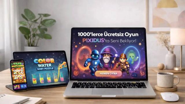 İndirme ve Kurulum Gerektirmeyen Tarayıcı Tabanlı Oyun Platformu: Pixidus
