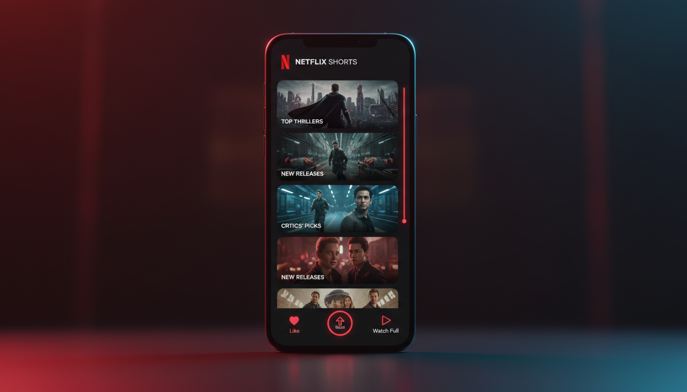 Netflix, TikTok Benzeri Dikey Video Akışı 'Clips' Özelliğini Duyurdu