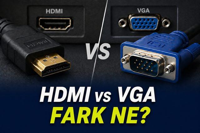 Görüntü Aktarımında HDMI ve VGA Karşılaştırması: Hangisini Tercih Etmelisiniz?