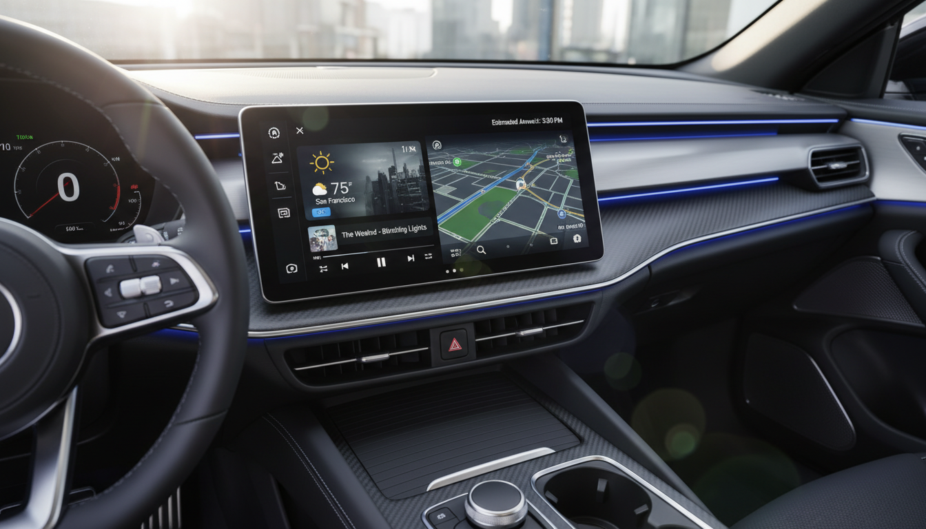 Google, Android Auto İçin Yeni Widget Desteğini Test Ediyor