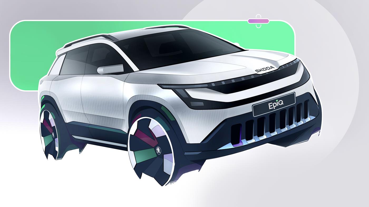 Skoda'nın Uygun Fiyatlı Elektrikli SUV'u Epiq'in İç Mekanı ve Özellikleri Belli Oldu