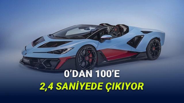 Lamborghini'den Sadece 15 Adet Üretilecek 1080 Beygirlik Hibrit Hiper Otomobil: Fenomeno Roadster
