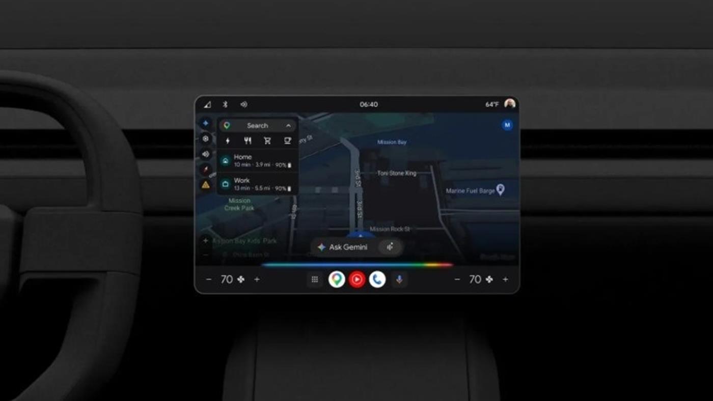 Android Auto'ya Kapsamlı Güncelleme: Yeni Tasarım ve Gemini Yapay Zeka Desteği