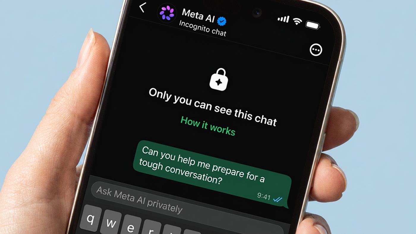Meta AI İçin Veri Kaydetmeyen 'Incognito Chat' Dönemi Başlıyor