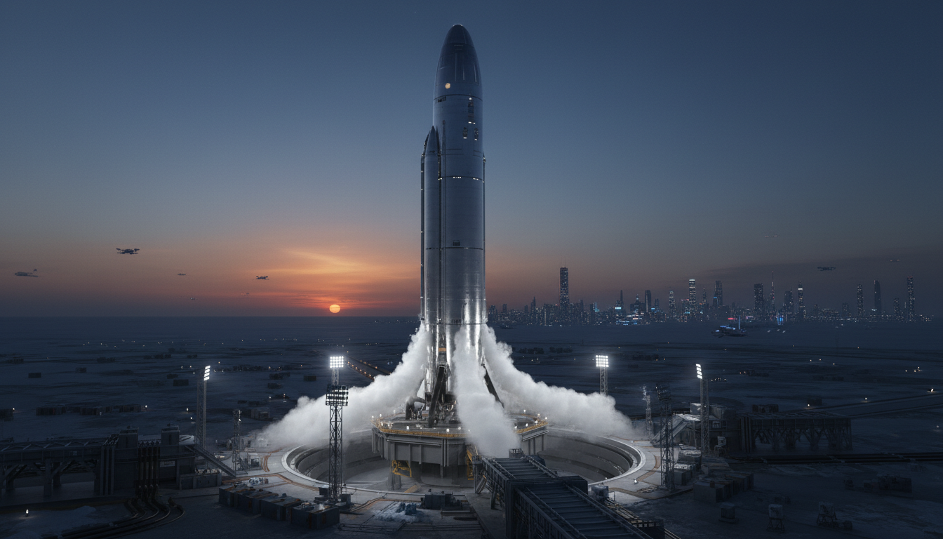 SpaceX'in Yeni Nesil Roketi Starship V3 Fırlatmaya Hazırlanıyor: Yakıt Testi Başarıyla Tamamlandı