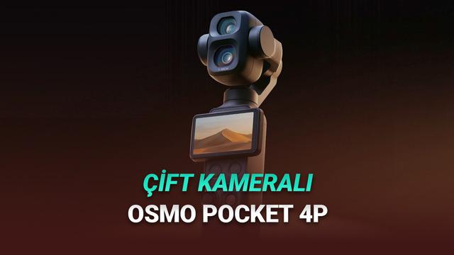 DJI, Çift Kameralı Yeni Nesil Vlog Kamerası Osmo Pocket 4P'yi Resmen Duyurdu