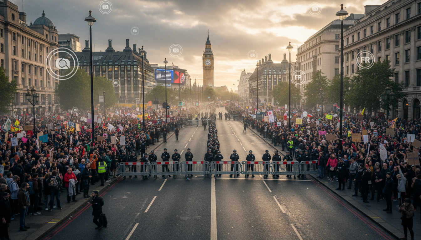 Londra'da İki Büyük Protesto: 4 Bin Polis Görevlendirildi ve Yüz Tanıma Teknolojisi Kullanılacak