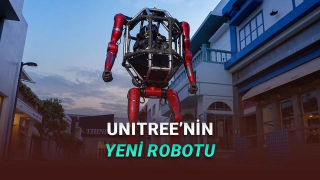 Unitree Robotics, Hem İki Hem Dört Ayaklı Yeni Mecha Robotu GD01'i Tanıttı
