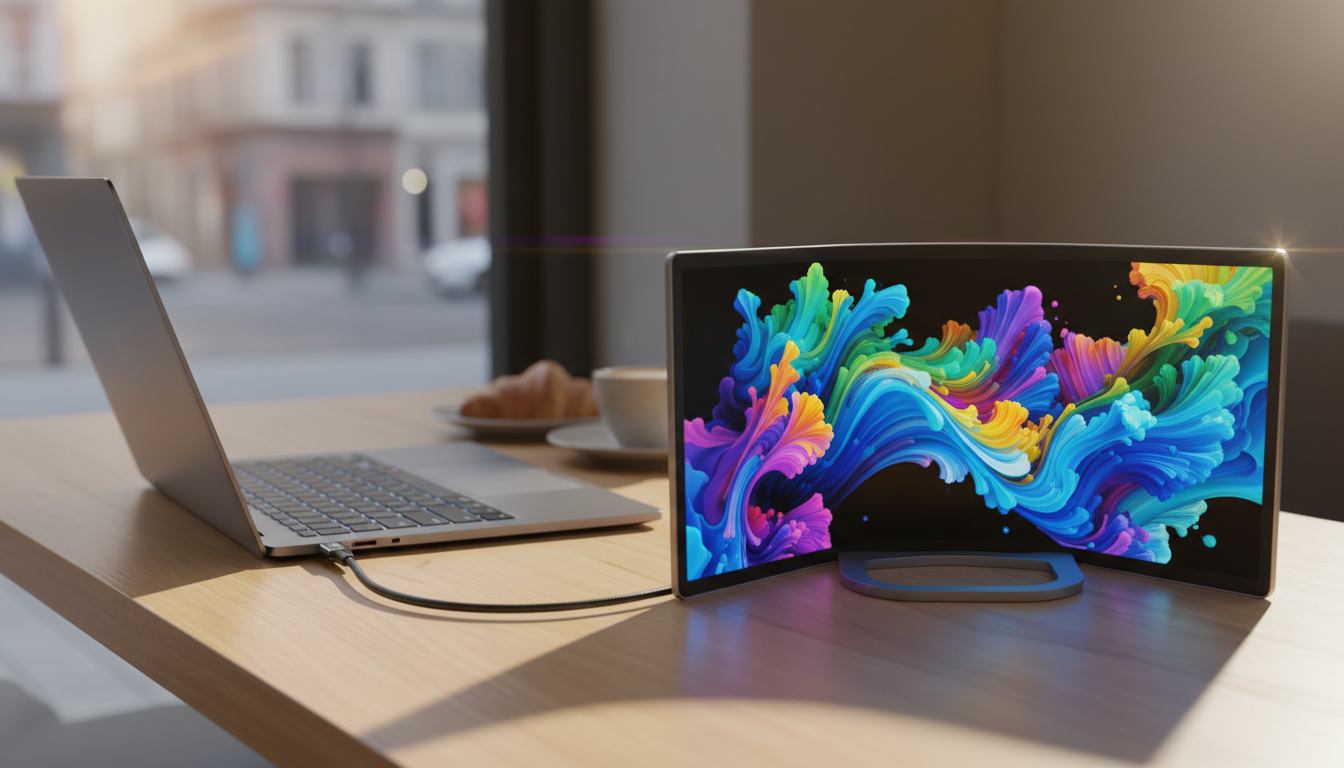 Aura Displays Çantaya Sığan Katlanabilir Monitörü Single Flex Pro'yu Tanıttı