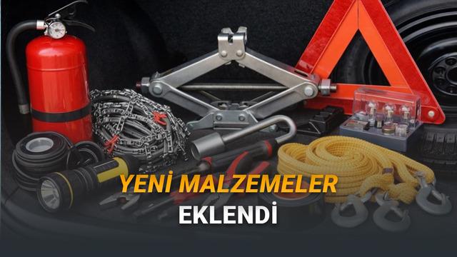 Araçlarda Zorunlu Ekipman Listesi Güncellendi: 3 Yeni Malzeme Şartı Getirildi
