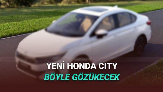 2026 Model Honda City'nin Yeni Tasarımı Sızdırıldı