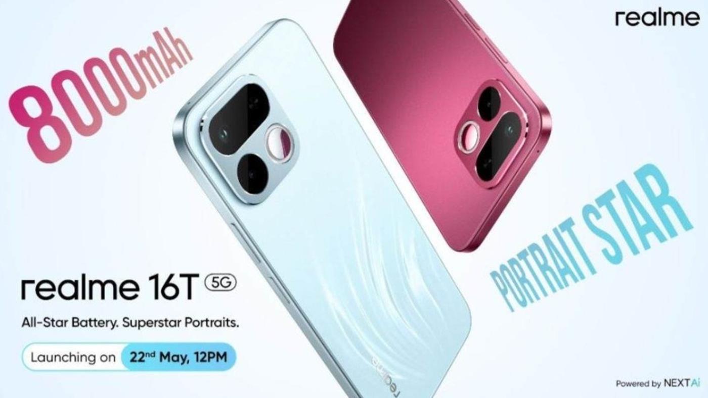 Realme 16T 5G: 8000mAh Batarya ve Yapay Zeka Destekli Kamerasıyla Geliyor