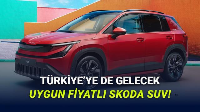 Skoda'nın Uygun Fiyatlı Yeni Elektrikli SUV Modeli Epiq Tanıtıldı: 2027'de Türkiye'ye Geliyor