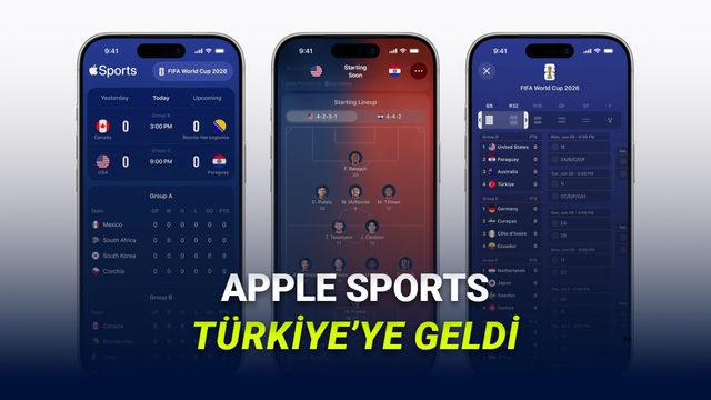Apple Sports Türkiye'de: Canlı Skor ve İstatistik Uygulaması App Store'da Yerini Aldı