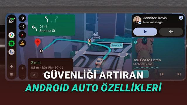 Android Auto ile Sürüş Güvenliğini Artıran 5 Önemli Özellik