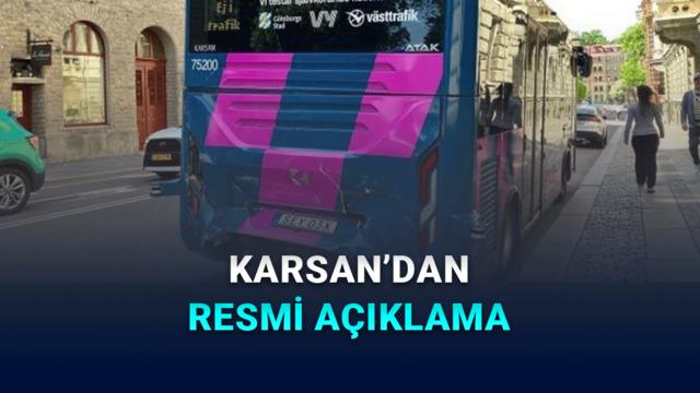 Karsan'dan İsveç'teki Otonom e-ATAK Kazasına İlişkin Resmi Açıklama